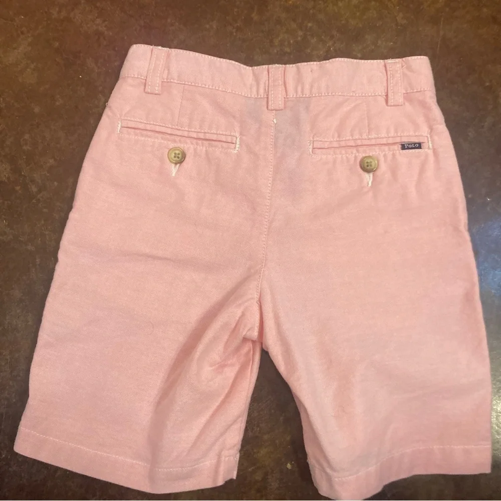 Boys Polo Pink Shorts
